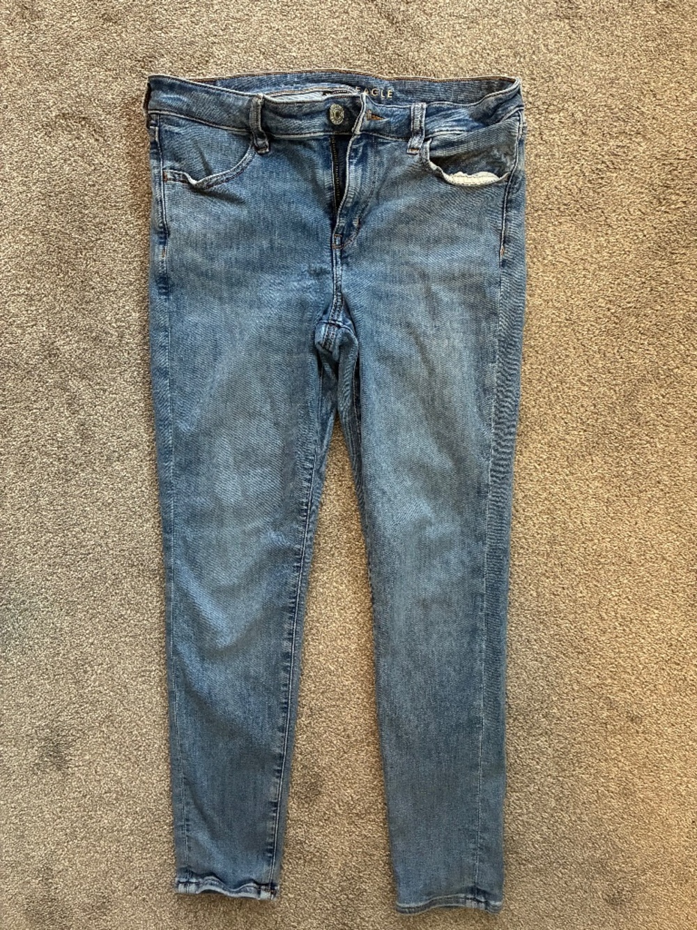 American Eagle blue jeans pants women’s size 10 stretch